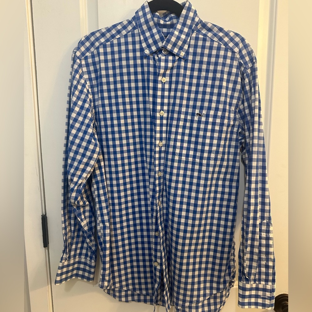Men’s Vinyard Vines Button Down Gingham Shirt